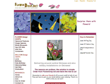 Tablet Screenshot of flowerdrop.net